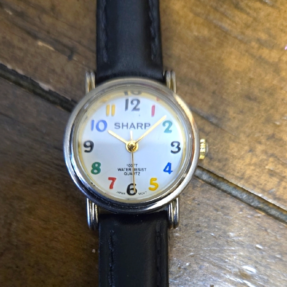 Sharp Kids' Multicolor Time Teacher Watch